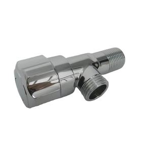 1/2 1/2 पीतल क्रोम बाथरूम रसोई स्टॉप वाल्व शौचालय नल कोण वाल्व - Product Image 4