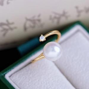 Bague en argent S925 tendance à faire soi-même, avec support vide pour perles de 3-4 mm et diamants taillés - Product Image 3