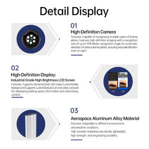 Equipo de Gestión de Estacionamientos con Pantalla LCD LED Grande, Sistema de Reconocimiento de Matrículas de Pakistán, Precio de Fábrica - Product Image 4