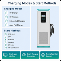 Chargeur DC pour véhicules électriques haute puissance 1000V refroidi par liquide avec pistolet unique CCS2/GB/T de 600kW pour dépôts de flottes, fournisseur OEM