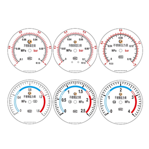 <span class=keywords><strong>Manomètre</strong></span> hydraulique en acier inoxydable pour <span class=keywords><strong>eau</strong></span>, air, gaz et vide industriel 0-160 Psi - Product Image 4