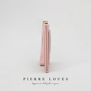 Portefeuille zippé multi-cartes Pierre Loues, porte-monnaie léger de 5 pouces pour femmes, couleur unie, printemps 2025 - Product Image 4