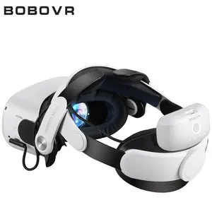 BOBOVR M2 Pro Cinta de bateria para Qest 2 Elite Head Strap 5200mAh Bateria F2 Active para Qest2 VR Acessórios