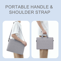 Nouvelle mode 2026 : Housse de protection rigide en EVA pour ordinateur portable, personnalisée en usine, avec bandoulière et poignée
