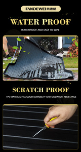 แผ่นปูพื้นรถยนต์สำหรับ Honda <span class=keywords><strong>brv</strong></span> CRV Hyundai STARGAZER Ford Ranger Toyota HILUX LC300 Isuzu Dmax nMax NP300 Lander Rover Defender - Product Image 2