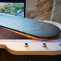 BonnieBeauty Moderne Gewerbliche Acryl-Metall-Vichy-Dusche Hydrotherapie 4-Motoren CE-Zertifizierte Massageliege Spa für Hotels