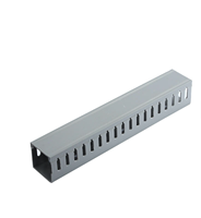 Goulotte de câblage en PVC ignifuge sans halogène, résistante à la chaleur, 25x25mm, à fentes, pour câbles, température de fonctionnement de -20°C à 60°C