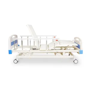 Derniers modèles de lit médical à 3 fonctions pour soins hospitaliers Lit réglable Lit d'équipement hospitalier manuel