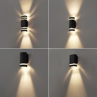 Nouveau design Applique murale de jardin extérieur IP65 Intérieur Chambre Salon Couloir Hôtel Extérieur Applique murale LED étanche