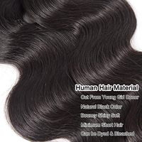 Cheveux tressés indiens bruts de qualité 15 a 100 cheveux humains en vrac de vague de corps non transformés pour le tressage de tresses Boho noires naturelles sans trame