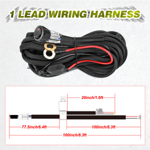 120 Wát Công suất điện không thấm nước khai thác cho LED 12V ánh sáng thanh đuôi ánh sáng ô tô điện dây nịt dây điện - Product Image 6