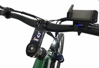 Vélo de montagne électrique sans balais personnalisable en alliage d'aluminium de 26 pouces, moyeu arrière 250W, batterie au lithium 36V 7.8Ah, 7 vitesses, tout-terrain