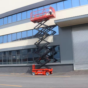 Самоходный ножничный подъемник SINO GTJZ 12м, рабочая платформа 8-16м, свинцово-кислотная батарея, грузоподъемность 100кг - Product Image 3