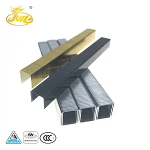 उच्च गुणवत्ता जस्ता मढ़वाया स्टेनलेस स्टील यू-प्रकार कील 20GA सोफे फर्नीचर स्टेपल 1010J
