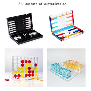 Échiquier en acrylique transparent personnalisé <span class=keywords><strong>XO</strong></span> pour la maison - Product Image 6