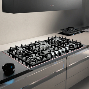 Oem trong nhà Tempered Glass được xây dựng trong nấu ăn đung 5 Burner khí hobs cho nhà bếp sử dụng - Product Image 1