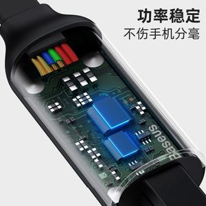 Câble de données rétractable 3 en 1 avec Lightning Micro Usb Type C, câble de charge rapide pour téléphone de voiture, 1m, multicolore - Product Image 5