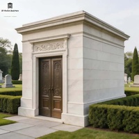 Crypte personnalisée de luxe en marbre et granit de conception européenne pour cimetière