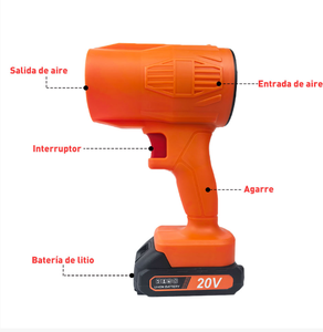 Industrial Grade MINI Electric Lithium-Ion <strong>Air</strong> Duster &amp; <strong>Blower</strong> Machine Turbo Jet <strong>Fan</strong> with Battery Power for BBQ Use - Product Image 3