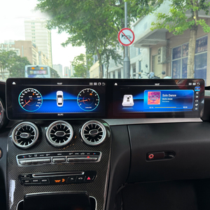 Màn hình kép 12.3 "không dây Carplay cho Mercedes Benz C Class W205 GLC Class x253 đài phát thanh tự động GPS navigation hệ thống Android - Product Image 3