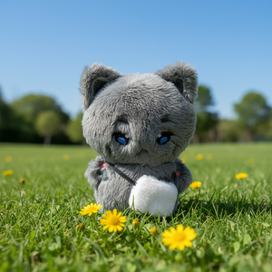 Custom Black <b>Cat</b> <b>Plush</b> Doll 10cm Doll Kpop White <b>Cat</b> <b>Plush</b> Keychain <b>Plush</b> Animal Toys with CE Soft Toys - Product Image 4