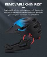 Casque de vélo de montagne RS de haute qualité, conforme aux normes CPSC, intégral, léger, idéal pour la course BMX