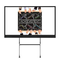 Tableau interactif intelligent IBoard YL-65 65 pouces 4K, écran tactile, tableau blanc électronique, garantie 3 ans, cadre en aluminium