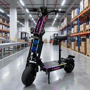 Scooter Eléctrico de 70 MPH con Stock Local en EE. UU., 72V 10000W, Doble Motor, Alta Potencia, Entrega Rápida, Geofought G14, 35ah - Product Image 1