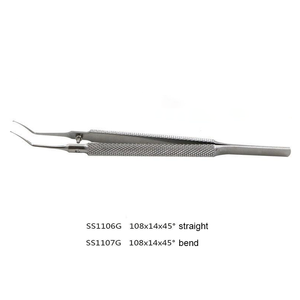 คีมปากเล็กไมโครแคปซูลเฮกซิสที่มีร่องกันลื่นเครื่องมือผ่าตัดขนาดเล็กมุมฉากที่45 ° - Product Image 5