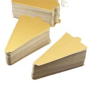 Outils pour gâteaux, base de gâteau mousse, papier doré, 100 pièces/paquet, carton pour gâteau, pâtisserie occidentale, dessert - Product Image 2