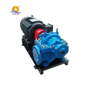 Pompe centrifuge horizontale monophasée à double aspiration résistante à la corrosion avec support OEM, pompe d'irrigation à carter divisé pour liquides réfrigérés - Product Image 1