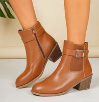 Nouvelles bottes courtes automne 2026, style européen et américain, bottes à talons hauts pour femmes, bottes pointues