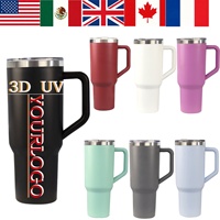 Vente en gros usine, échantillon gratuit, logo personnalisé, pailles réutilisables de 40 oz, anti-corrosion, compatibles lave-vaisselle, styles multiples, nouvelle tendance