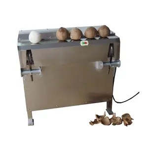 Coconut brown skin paring machine coconut shell husk removing decorticating dehusker machine price