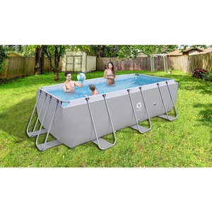 Jilong avenli 17727 gia đình hồ bơi hình chữ nhật khung kim loại hồ bơi 4.0m x 2.07m x 1.22m - Product Image 2