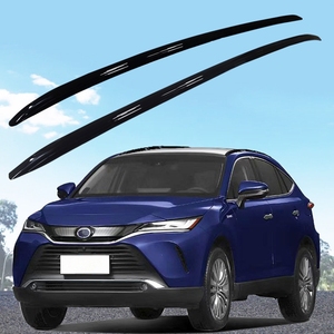 Portaequipajes de techo para coche 4x4 JOESHIER, compatible con Toyota Harrier 2022+, barras laterales de aluminio para rieles de techo. - Product Image 4