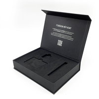 Boîtes cadeaux magnétiques de luxe personnalisées, pliables, avec doublure en éponge, emballage cadeau, matériaux recyclés, carton, fermeture à couvercle en papier