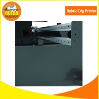 Machine d'impression DTG hybride ovale DGRUIDA et machine d'impression sérigraphique 1 couleur à 8 têtes