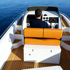 Barco de Pesca de FRP Resistente y Duradero de 25 pies, Embarcación Comercial <span class=keywords><strong>Panga</strong></span> para Alta Mar con Herrajes Completos, Se Acepta Logotipo OEM - Product Image 4
