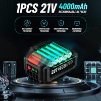 Mini-tronçonneuse électrique F.EASY.D 21V 6 pouces 8 pouces, batterie lithium rechargeable, pour travaux sur le bois