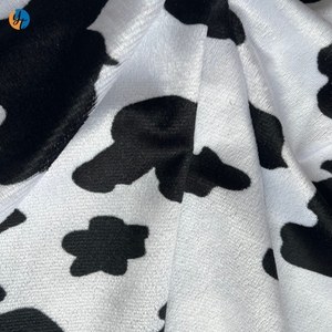 <span class=keywords><strong>Tissu</strong></span> en velours court super doux 100 % polyester à motif <span class=keywords><strong>vache</strong></span> classique <span class=keywords><strong>noir</strong></span> <span class=keywords><strong>et</strong></span> <span class=keywords><strong>blanc</strong></span> pour la confection de costumes de cowgirl Jessie pour enfants - Product Image 2