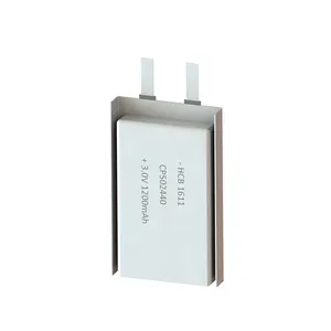 HCB Non-rechargeable Battery 3V 1200mAh Ultra Thin Cell Battery Soft Pack Battery For IoT Device