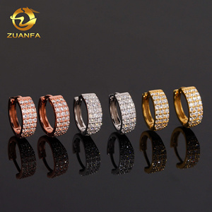 Pendientes de Aro con Certificado GRA Listos para Enviar, Joyería Popular de Hip Hop Iced Out en Plata 925 con Moissanita VVS para Mujer y <span class=keywords><strong>Hombre</strong></span> - Product Image 6