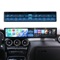Écran radio de voiture Android 14 double 12,3 pouces ZWNAV pour Mercedes Benz Classe C W205 2015-2022, CarPlay sans fil, autoradio 4G