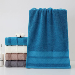 ผ้าเช็ดหน้าฝ้ายแท้ 37x74 ซม. สีพื้น เนื้อผ้านุ่มละมุนผิว เหมาะสำหรับเป็นของขวัญ - Product Image 1