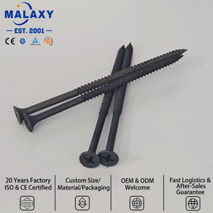 Tornillos <span class=keywords><strong>para</strong></span> paneles <span class=keywords><strong>de</strong></span> yeso Malaxy <span class=keywords><strong>de</strong></span> cabeza <span class=keywords><strong>de</strong></span> trompeta, fosfatados negros, <span class=keywords><strong>de</strong></span> rosca fina y gruesa, autorroscantes, en varios tamaños - Product Image 2