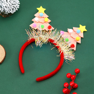 2025 New Christmas Hair Accessories Cute Colorful Christmas <b>Tree</b> Headband Headband Adult Children Party Decoration Gift - Product Image 5