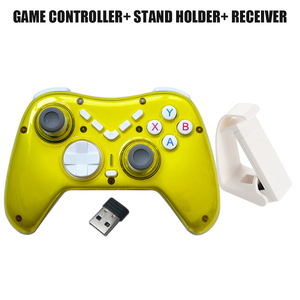 <span class=keywords><strong>Manette</strong></span> sans fil X6 pour Switch, ordinateur, PC, Android 2.4G/ <span class=keywords><strong>Manette</strong></span> de jeu <span class=keywords><strong>deux</strong></span>-en-un avec support et vibration - Product Image 5