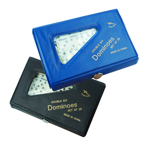 Nhà Máy Tùy Chỉnh Melamine ĐÔI 6 <span class=keywords><strong>Domino</strong></span> <span class=keywords><strong>Set</strong></span> Với Nhiều Màu Pvc Hộp <span class=keywords><strong>28Pcs</strong></span> 3005 <span class=keywords><strong>Domino</strong></span> Chips Đối Với Trò Chơi Cờ Bạc - Product Image 2