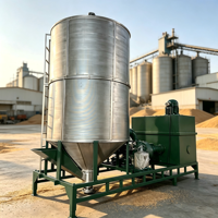 Séchoir à grains domestique compact avec moteur, capacité 2000 kg, écologique, facile à utiliser et au design compact, 380V